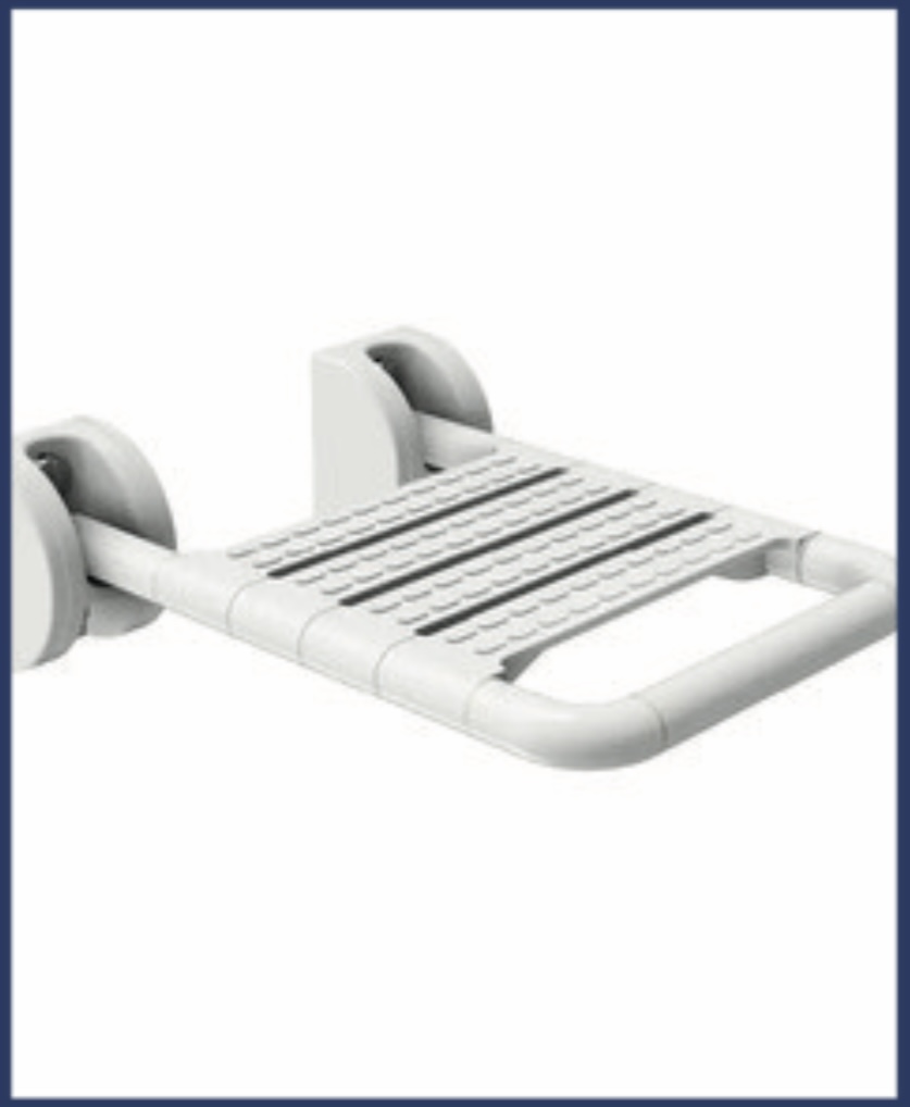 Flip Up Bathroom Shower Stool — Scanda Enterprises, medical supplies Moosapet Hyderabad